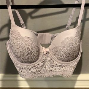 Long Line Lightly Lined Lace VS Demi Bra